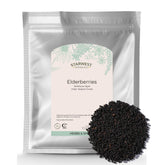 Starwest Botanicals elderberries dried bulk pack for syrups and teas.