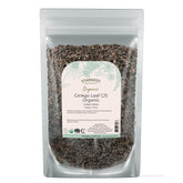 Starwest Botanicals ginkgo leaf cut-sifted texture for tea infusions