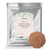 Starwest Botanicals Hawthorn Berry Powder packaging; perfect for tea blends and DIY jams.