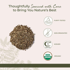 Starwest Botanicals St. John’s Wort organic kosher label on packaging