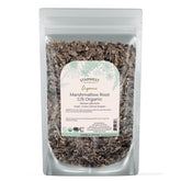 Starwest Botanicals marshmallow root cut and sifted for tea infusions.