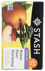 Stash Asian Pear Harmony Green Tea cup steeping highlights delicate flavor and calming aroma.