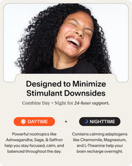 Stasis Day & Night Set packaging view highlighting two-step routine