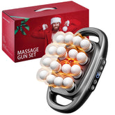 Stellamist Upgraded 16-Head Massage Gun Christmas gift box for gifting and relaxation.