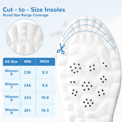 StepTastic breathable-insole holes keep feet cool and dry during wear.