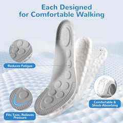 StepTastic Insole breathability holes keep feet cool and dry.