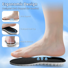 StepTastic insoles perforated design keeps feet cool and dry