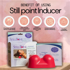 Still Point Inducer in use on bed for tension relief and calm
