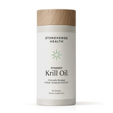Stonehenge Health Dynamic Krill Oil bottle on white background for heart and brain support