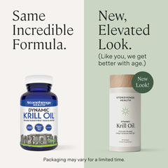 Stonehenge Health Dynamic Krill Oil softgels close up highlighting capsules and absorption benefits