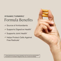 Stonehenge Health Dynamic Turmeric Curcumin label with potency details supports informed use.