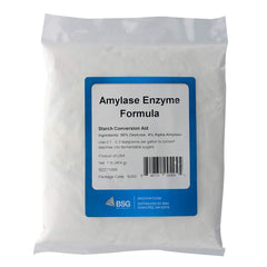 Strange Brew BSG Handcraft Amylase enzyme being poured to aid even dosing in mash