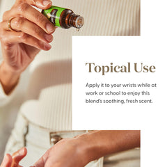 Young Living Stress Away dropper enables precise, calming applications at home.