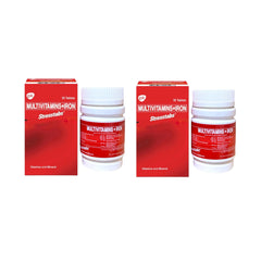 Stresstabs multivitamins plus iron bottle for daily skin health and energy support