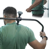 Strict Trigger Point Massage Cane targeting back muscles for deep tissue relief.