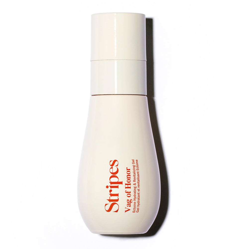 STRIPES Beauty Naomi Watts Vag Honor gel bottle with pump for easy, mess-free hydration.