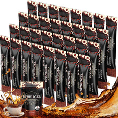 Strrugel box of organic mushroom coffee with 32-stick supply for on-the-go energy.