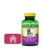 STS Home Spring Valley B12 bottle front for daily energy support
