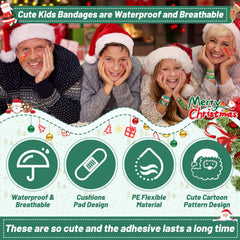 Sublaga snowflake design bandages keep wounds clean during outdoor play.