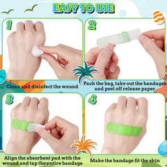 Sublaga dinosaur pattern bandage adds playful distraction during care