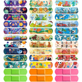 Sublaga kids bandages 375-piece pack featuring colorful designs for quick, kid-friendly first aid