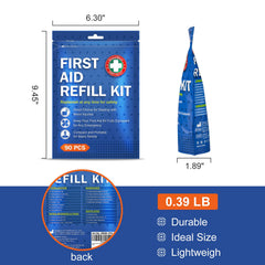 SuccorWare compact portable first aid kit highlighted for hiking and outdoor adventures.
