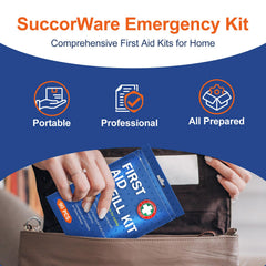 SuccorWare triple antibiotic ointment helps prevent infection on everyday scrapes.