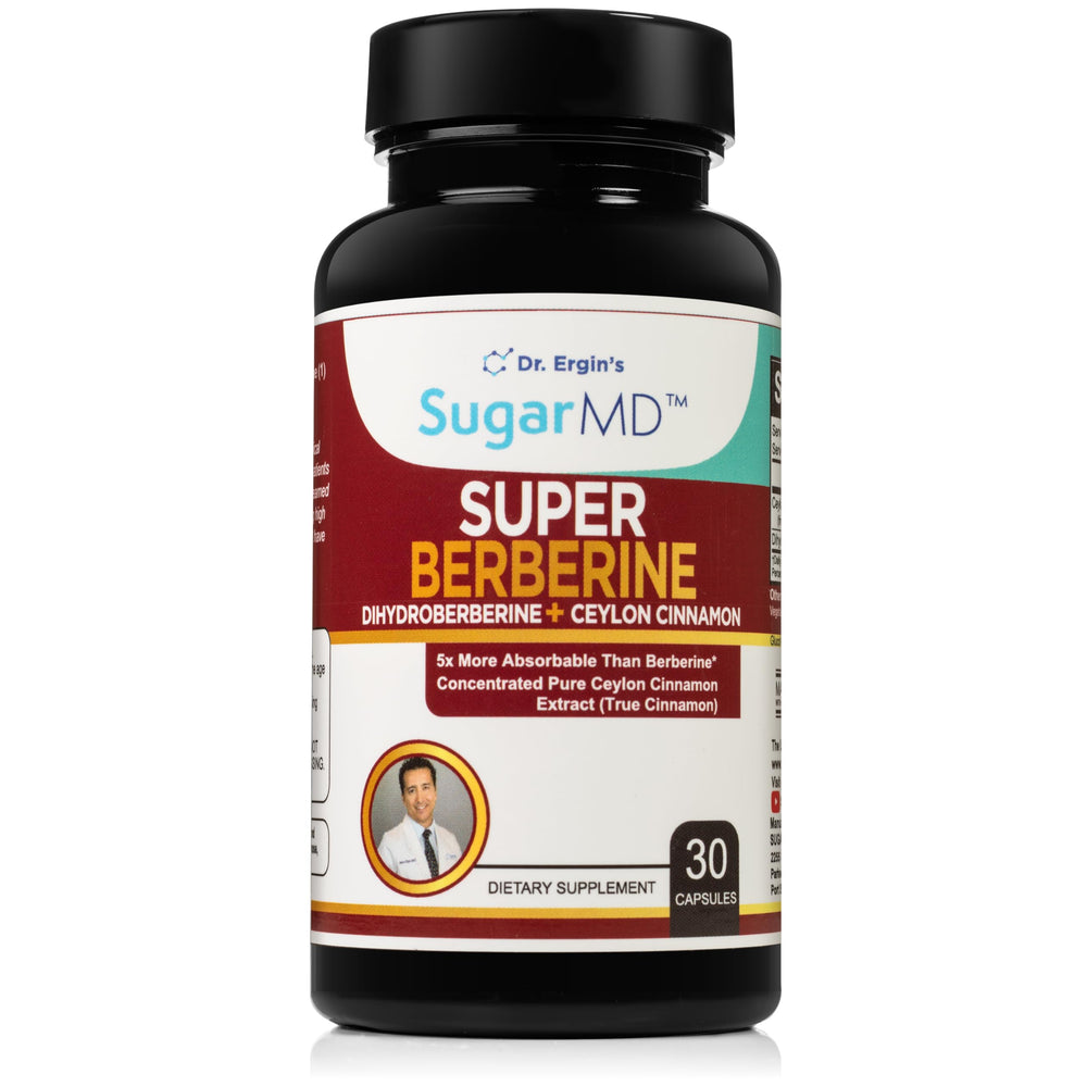 SugarMD Super Berberine bottle spotlight for daily wellness support