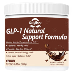 Suiyilary GLP-1 supplement bottle for convenient daily wellness support.