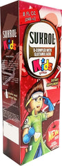 Close-up of Sukrol label highlighting cherry flavor and usage