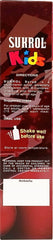 Sukrol cherry flavor bottle shown with water for daily serving