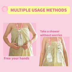 Sulieschen drain holder with adjustable length fits comfort needs after breast surgery.