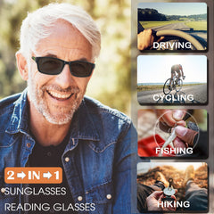 SUNAMOY designer frame for men provides lightweight, comfortable wear
