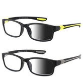 SUNAMOY wide reading glasses with blue light blocking lenses for daytime screen use