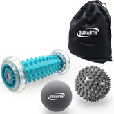 SUNANTH Foot Massager Roller for deep tissue relief and circulation.