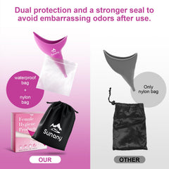 Sunany long-spout design guides easy aiming with minimal splash