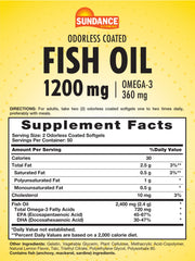 Sundance lemon-flavored softgels close-up highlighting easy swallow