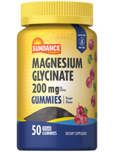 Sundance Magnesium Glycinate Gummies bottle for daily wellness.