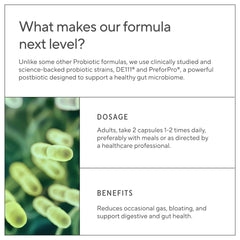 Sunergetic packaging box showcasing complete gut health formula