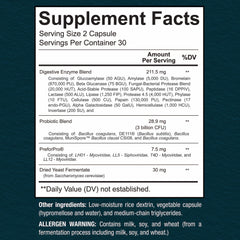 Sunergetic 4-in-1 probiotic capsules ready for daily use