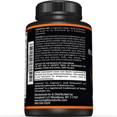 Sunergetic Premium Blood Sugar ingredients blend showcases bitter melon and minerals