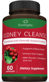 Sunergetic Kidney Cleanse bottle for daily wellness support