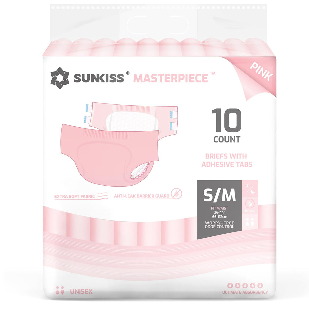 SUNKISS Masterpiece brief front view demonstrates secure fit and full coverage.