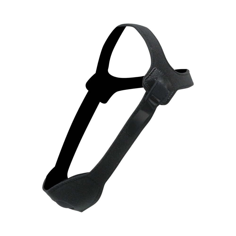 Sunset Healthcare Halo Style Chinstrap front view shows a secure, comfortable night-use fit.