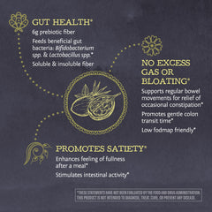 Sunwarrior Be Well Prebiotic Fiber dissolves quickly in water for a smooth drink.