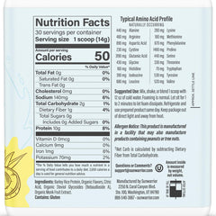 Sunwarrior Clear Protein Refresh pineapple coconut glass pour for post-workout hydration.