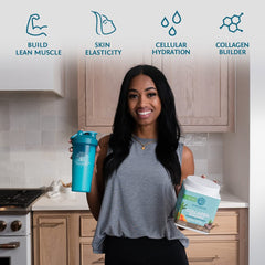 Sunwarrior creamy texture cup demonstrates smooth, coffee-flavored protein for drinks.