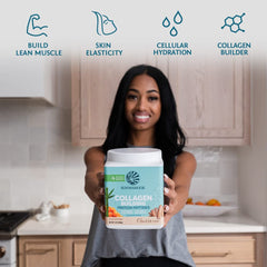 Sunwarrior vegan collagen powder churro ingredients list emphasizes plant-based protein and minerals