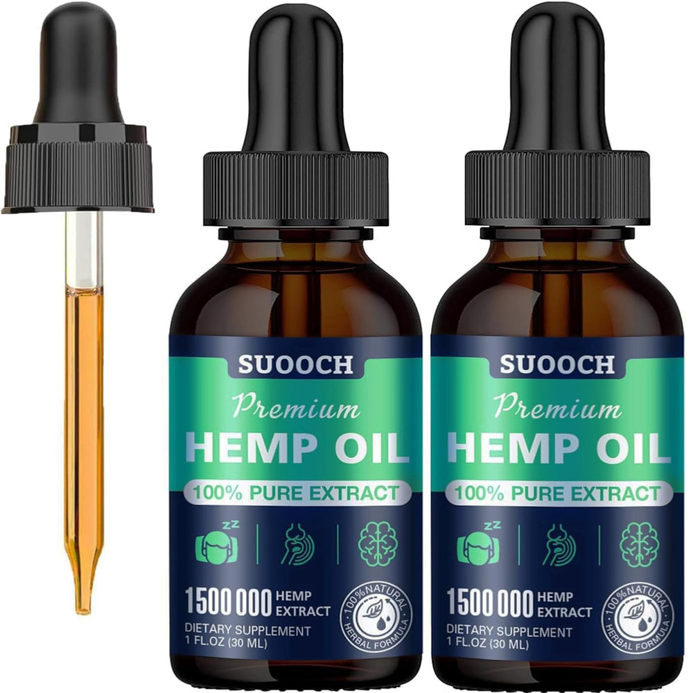 SUOOCH Hemp Oil High Potency bottle for daily joint support and relaxation.