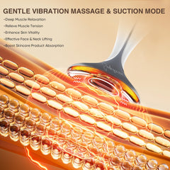 SUPDESIR ergonomic curved massage head for precise facial and neck contours.